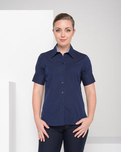 200-EE-PNM NAVY Ladies fitted shirt