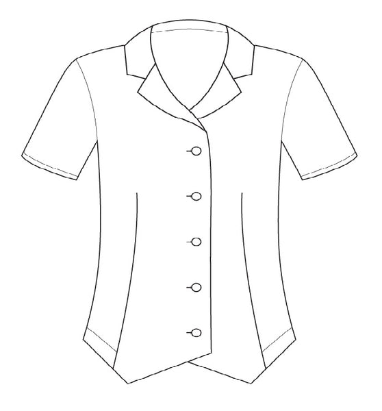 222-BR-PNU Print 52 Ladies fitted shirt