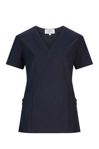 550-SP-PMI Ladies fitted stretch scrub top