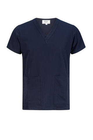 553-PS-PMI NAVY Unisex stretch clinical scrub top