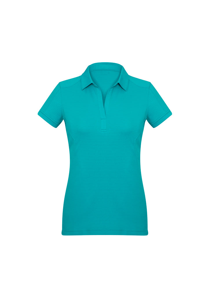 FBP706LS-PAHA Teal Ladies polo