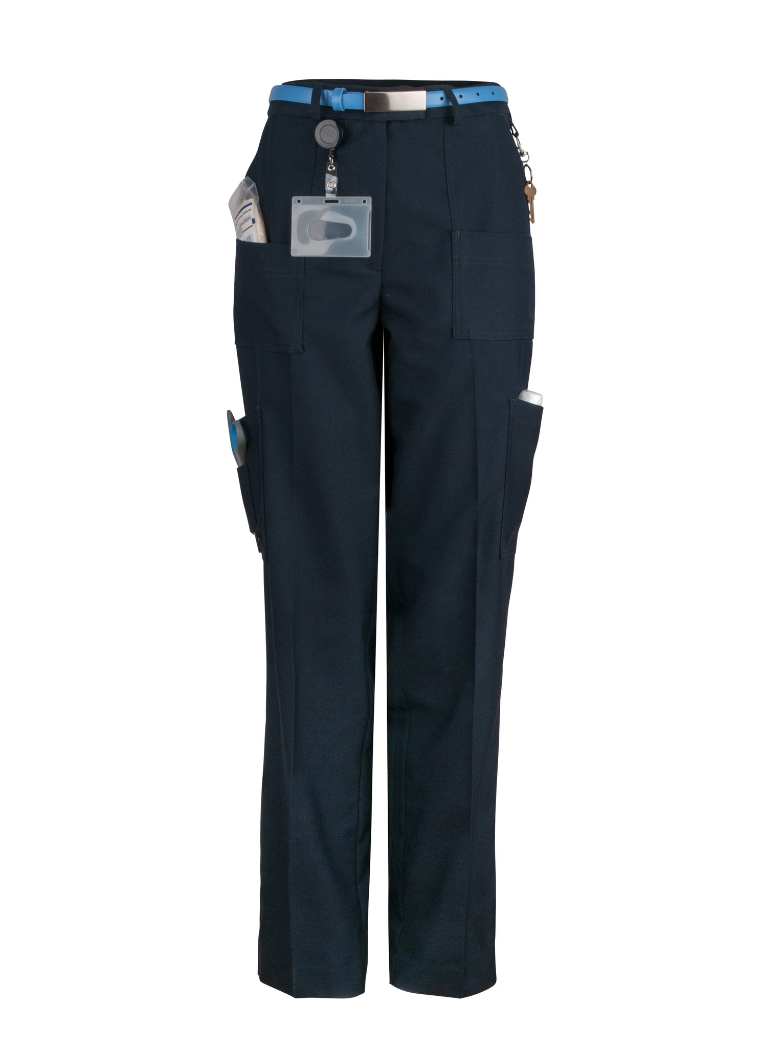 Afunbaby Women's Loose Cargo Pants, Zipper Button Closure Casual Work  Street Long Wide Leg Trousers with Pockets - Walmart.com