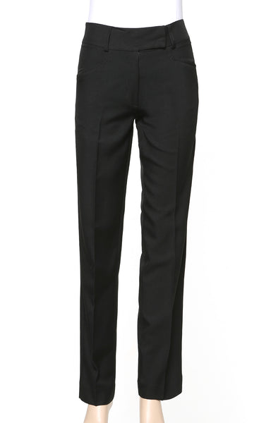 173-ME-PHE BLACK Ladies straight leg pant