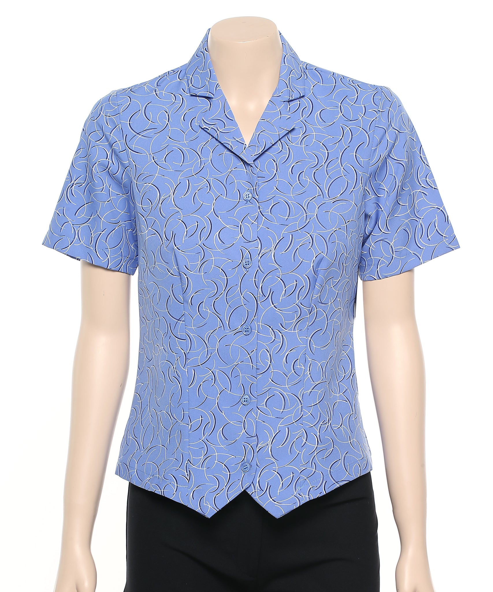 222-BR-PHE Print 51 Ladies fitted shirt